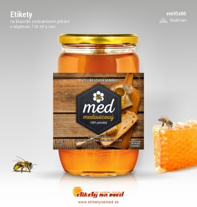 Etiketa na med - em95x80-18