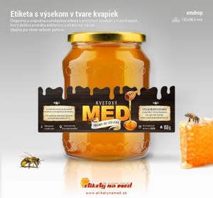 Etiketa na med - emdrop - 1