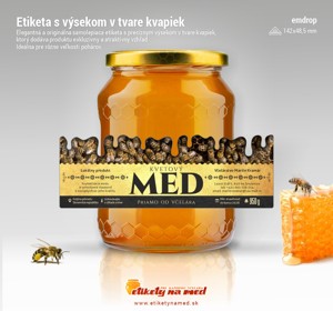 Etiketa na med - emdrop - 10