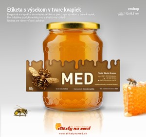Etiketa na med - emdrop - 16