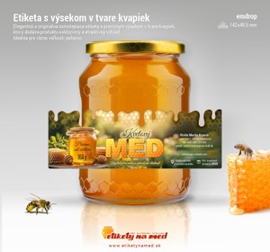 Etiketa na med - emdrop - 2