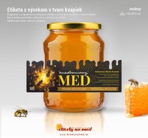 Etiketa na med - emdrop - 4