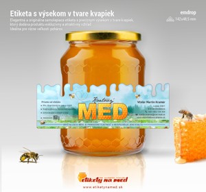 Etiketa na med - emdrop - 6