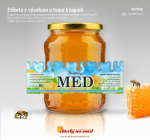 Etiketa na med - emdrop - 7