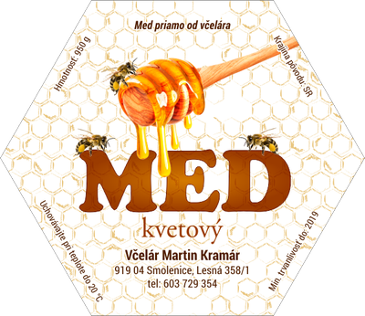 Etiketa na med - emh-14