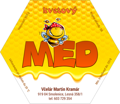 Etiketa na med - emh-19