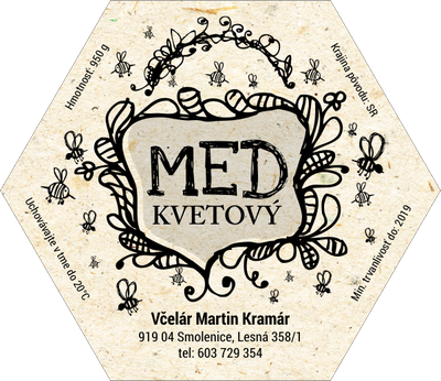 Etiketa na med - emh-23