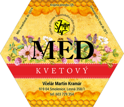 Etiketa na med - emh-32