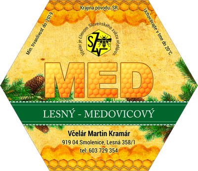 Etiketa na med - emh-34