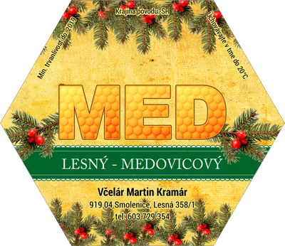 Etiketa na med - emh-35