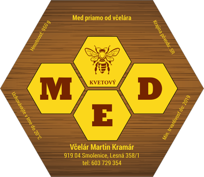 Etiketa na med - emh-36