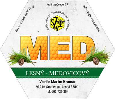 Etiketa na med - emh-39