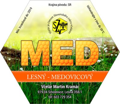 Etiketa na med - emh-41