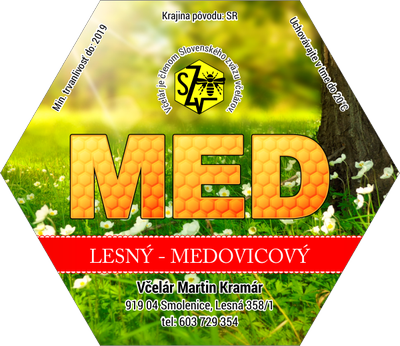 Etiketa na med - emh-42