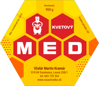 Etiketa na med - emh-5