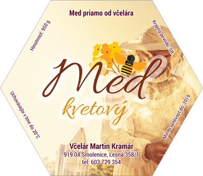 Etiketa na med - emh-8