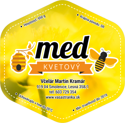 Etiketa na med - emh2-19