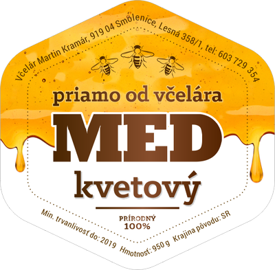 Etiketa na med - emh2-25