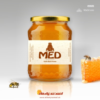 Etiketa na med - emm-102