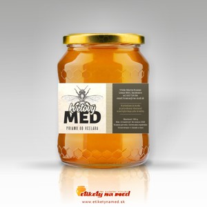 Etiketa na med - emm-129