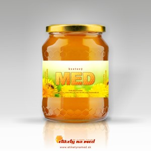 Etiketa na med - emm-34