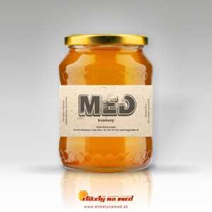 Etiketa na med - emm-45