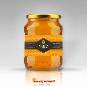 Etiketa na med - emm-48