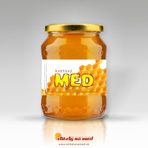 Etiketa na med - emm-54