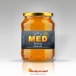 Etiketa na med - emm-68