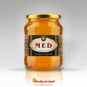 Etiketa na med - emm-77