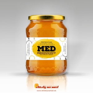 Etiketa na med - emm-8