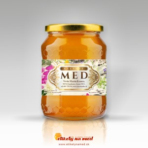 Etiketa na med - emm-80