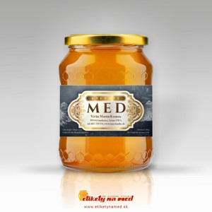 Etiketa na med - emm-81