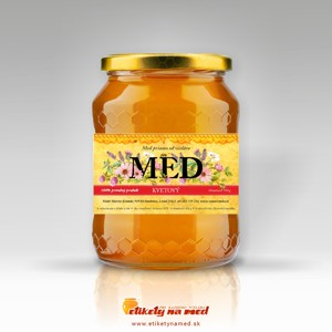 Etiketa na med - emm-93