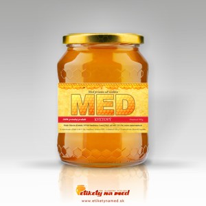 Etiketa na med - emm-95