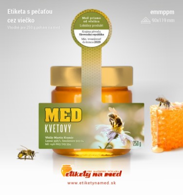 Etiketa s pečatnou p&aacute;skou - emmppm - 30