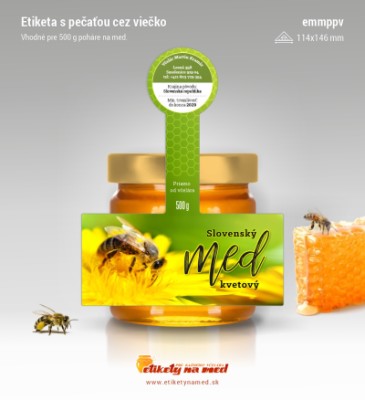 Etiketa s pečatnou p&aacute;skou - emmppv - 23