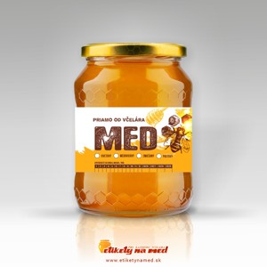 Etiketa na med - emmu - 34