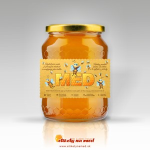 Etiketa na med - emmz- 115