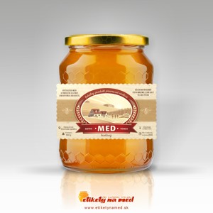 Etiketa na med - emmz- 124