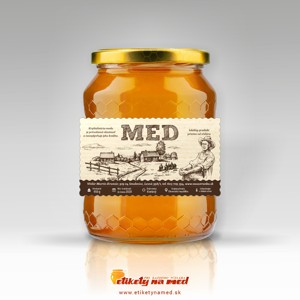 Etiketa na med - emmz- 133