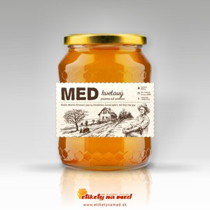 Etiketa na med - emmz- 134