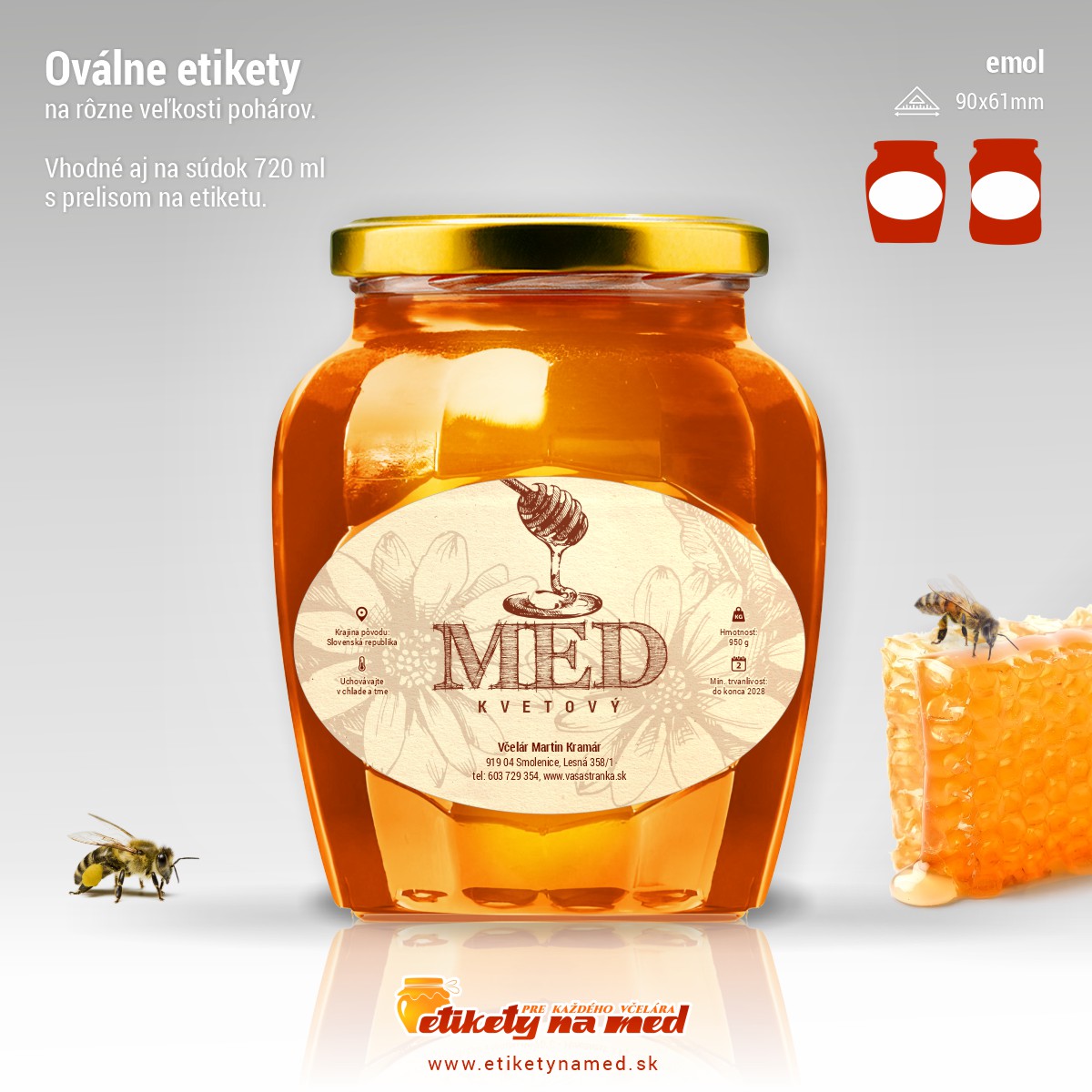 Etiketa na med - emol- 19