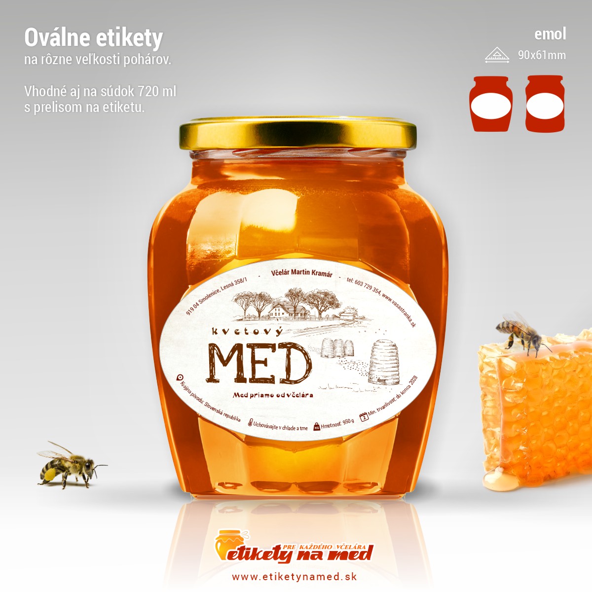 Etiketa na med - emol- 4