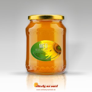 Etiketa na med oválná - emomz 29