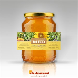 Etiketa na med - emv-318