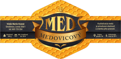 Etiketa na med - emvh-10