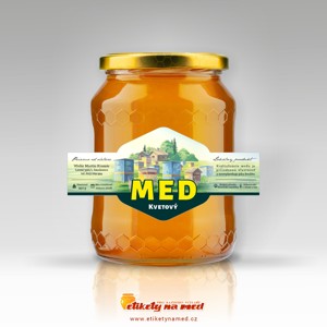 Etiketa na med - emvh-106
