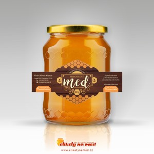 Etiketa na med - emvh-134