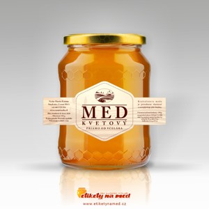Etiketa na med - emvh-15